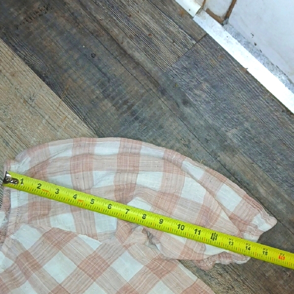 Plaid Peasant Blouse Made by Universal Threads Good CO. - Picture 7 of 7